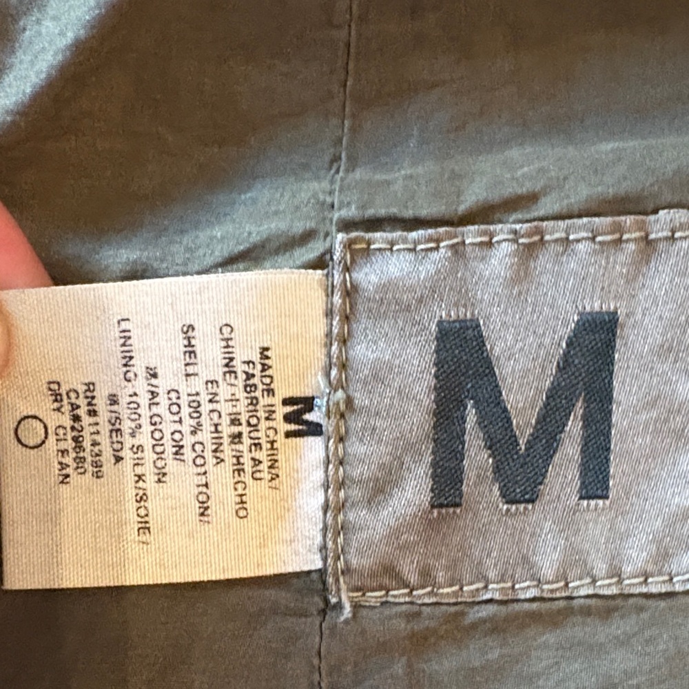 Taverniti So Jeans Olive Jacket with Unique Details - Picture 5 of 12
